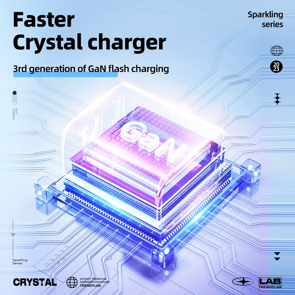 ACEFAST GaN Charger 65W USB Type C PD Fast Charger with Quick Charge 4.0 3.0 USB Phone Charger For MacBook Laptop for iphone 14