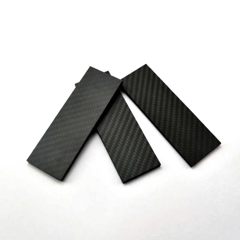 1pc Full 3K Carbon Fiber Board Knife Handle Patch Making Material Plate Matte Twill Pattern Tool DIY Make Grip Shank Scale Parts