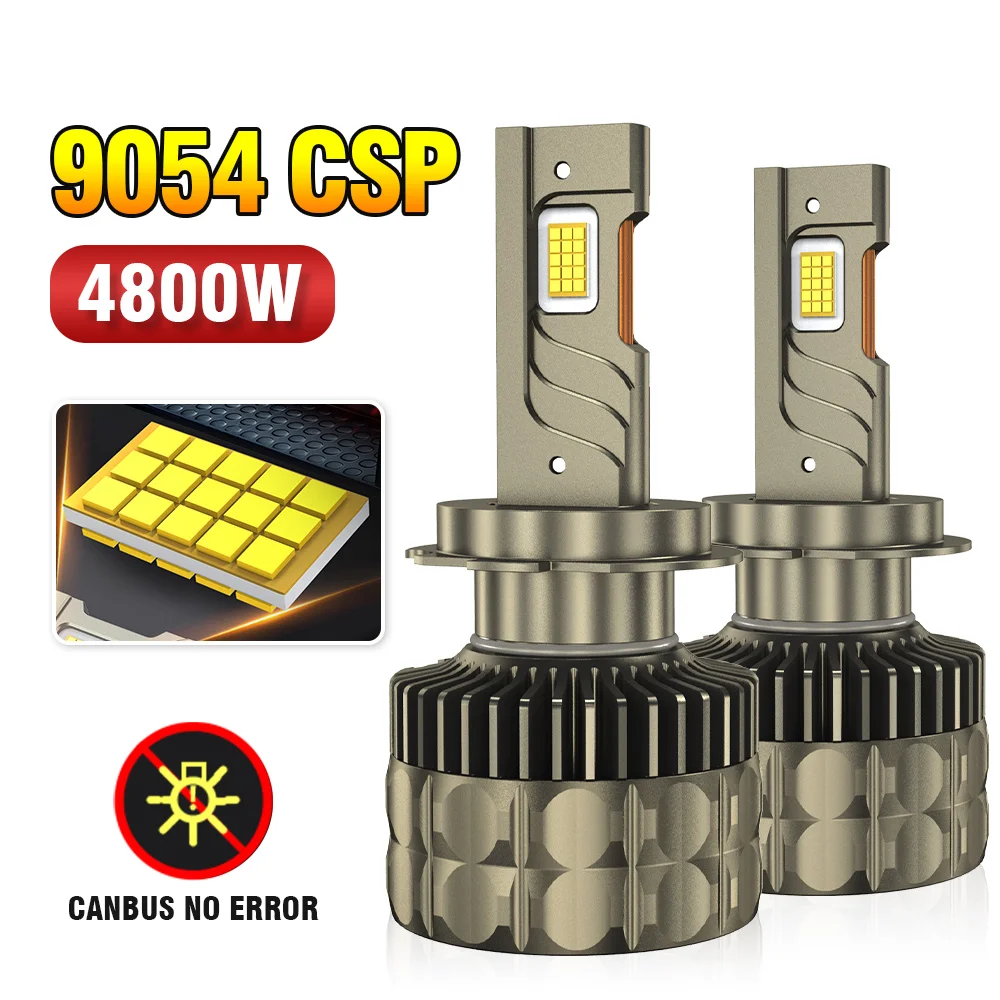 

H11 4800W 5200000LM H7 Canbus H4 LED H8 H9 H1 9005 9006 9012 HB3 HB4 Car LED Headlight Auto Fog Lamp LED Bulbs 6000K 12V