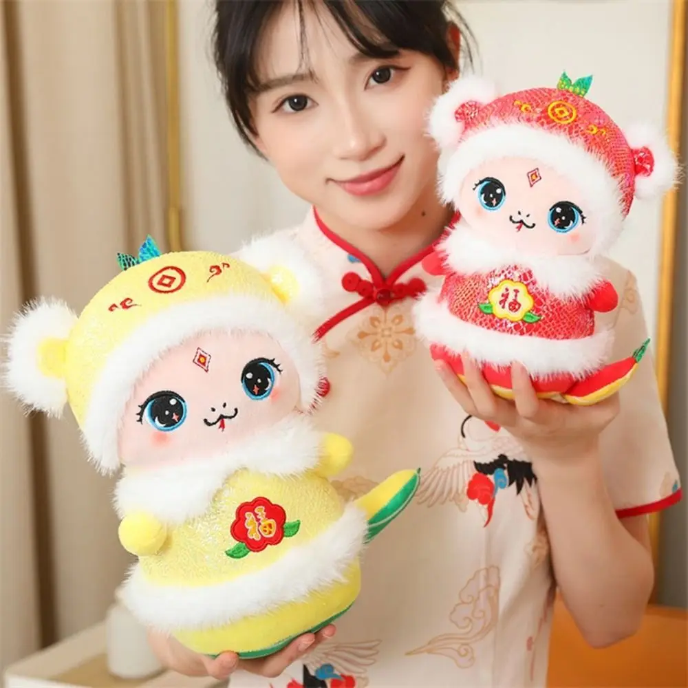 

Fashion Chinese Style Snake Year Red/Yellow Soft New Year Snake Creative Cartoon Animal Pendant Friends