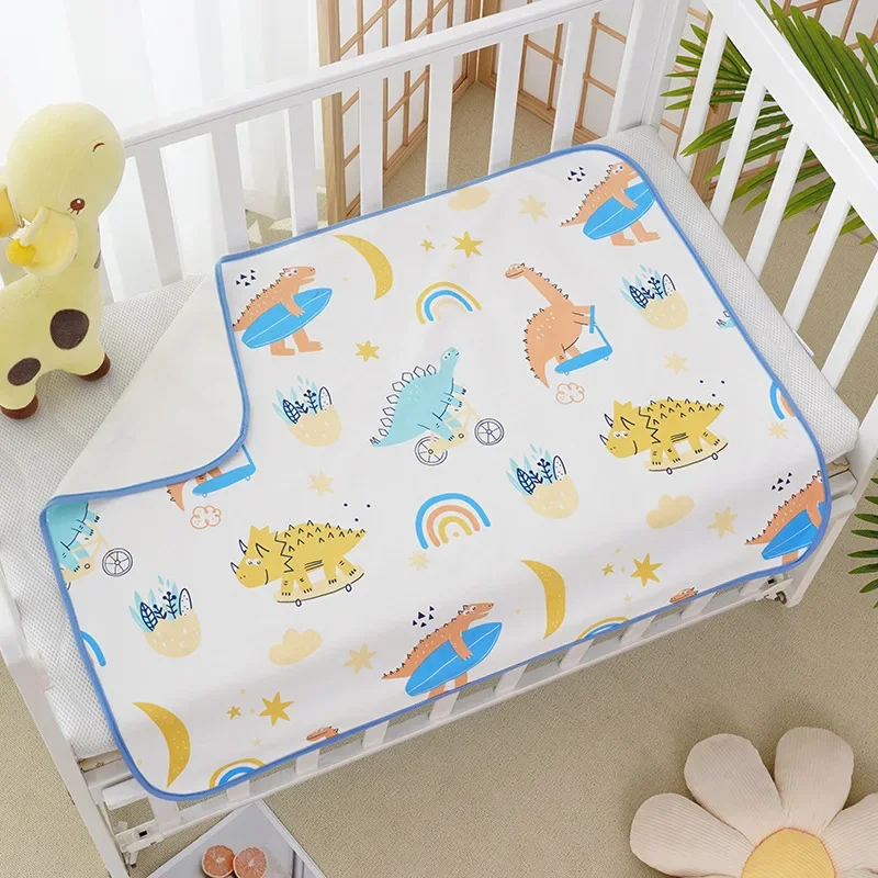 Baby changing pad soft cartoon waterproof washable easy dry portable newborn crib mattress changing pad baby changing mat