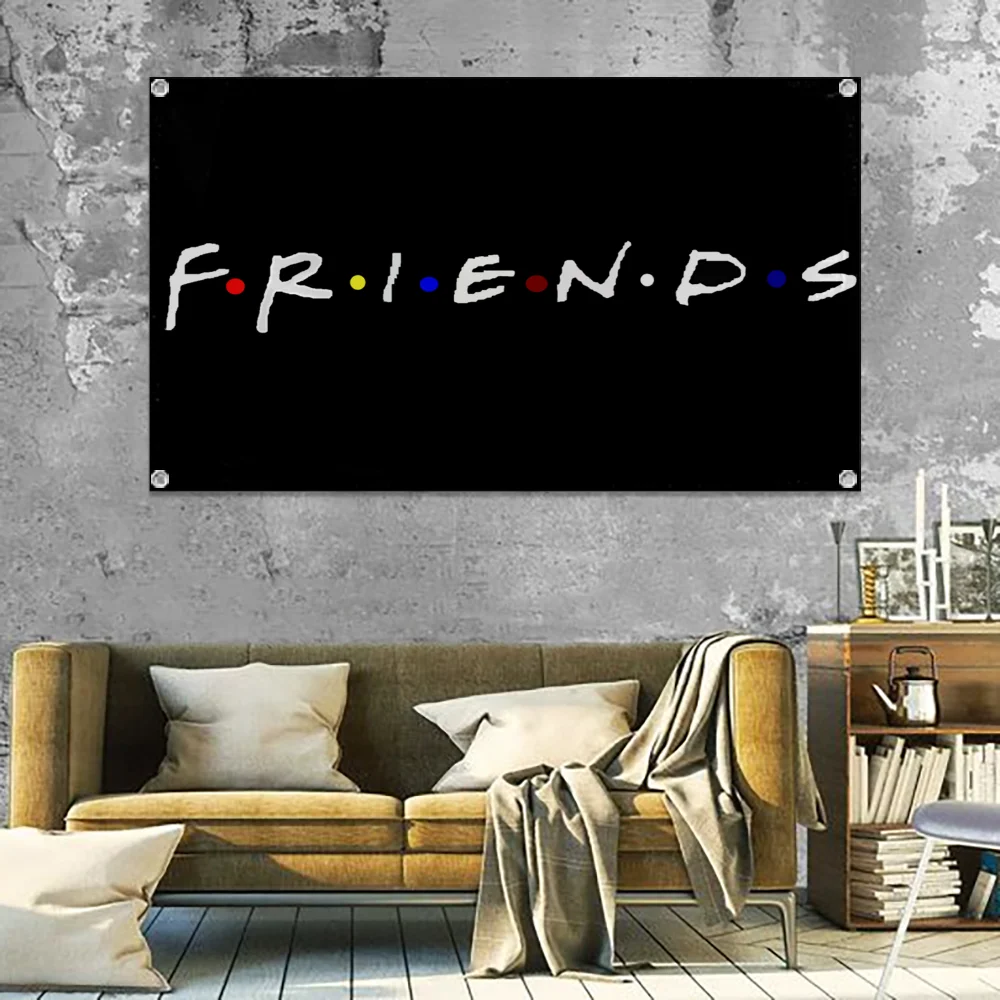 Garden Funny Flag Flag to Hang Flags for Rooms Banner Flags for Bedrooms Garage Decoration Tapestry F-friends-s Room Decor Y2k