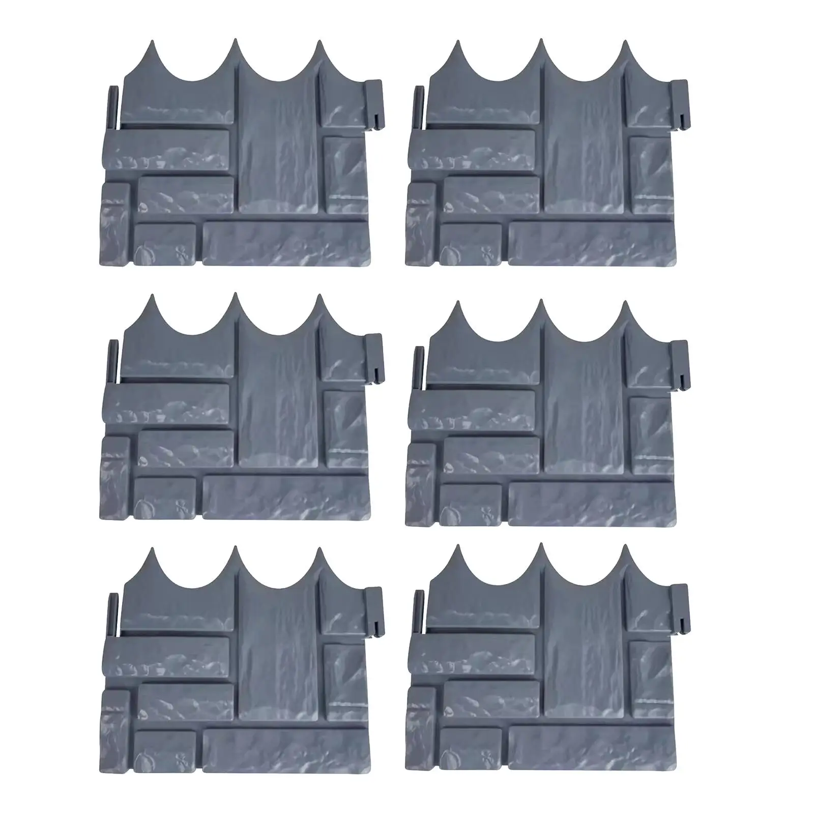 Imitation Stone Garden Fence Border PP Plastic Lawn Edging Decorative Outdoor Courtyard Landscape for Yard