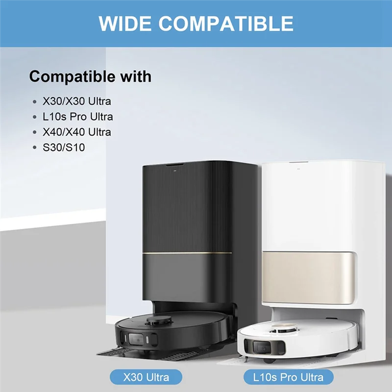 N18R كيس لجميع الغبار ل Dreame X40 Ultra/X30 Ultra/L10s Pro الترا الحرارة أجزاء المكنسة الكهربائية الكربون المنشط كيس لجميع الغبار الملحقات