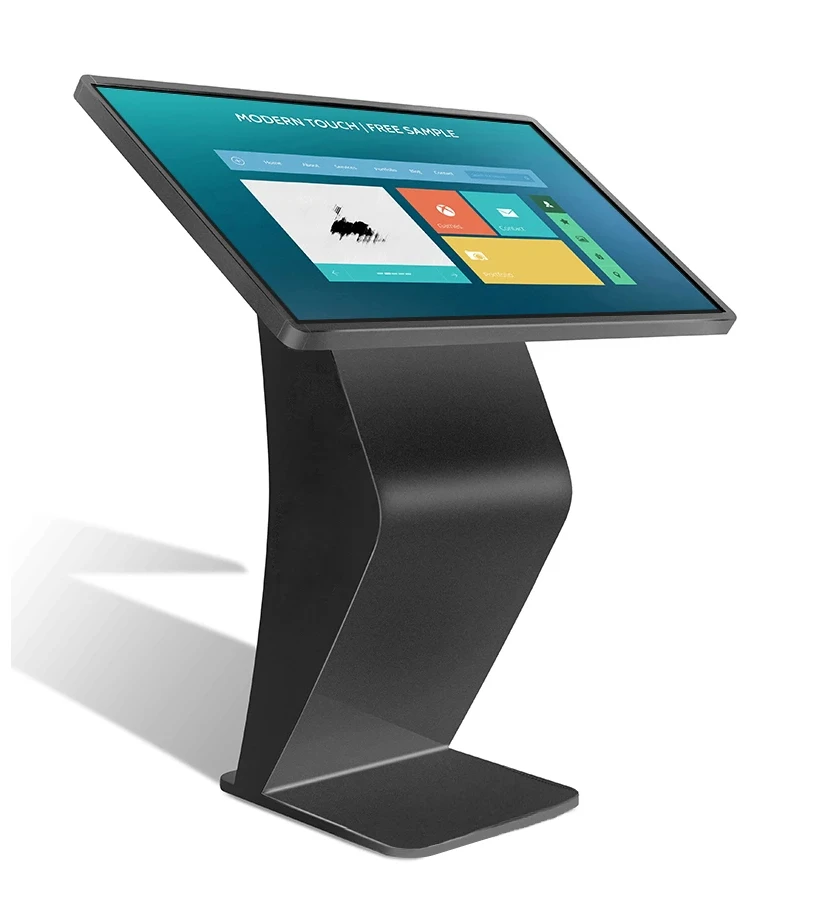 Advertising Equipment 32 Inch Floor Standing Interactive Lcd Panel Digital Information Display All in One Touch Screen Kiosk