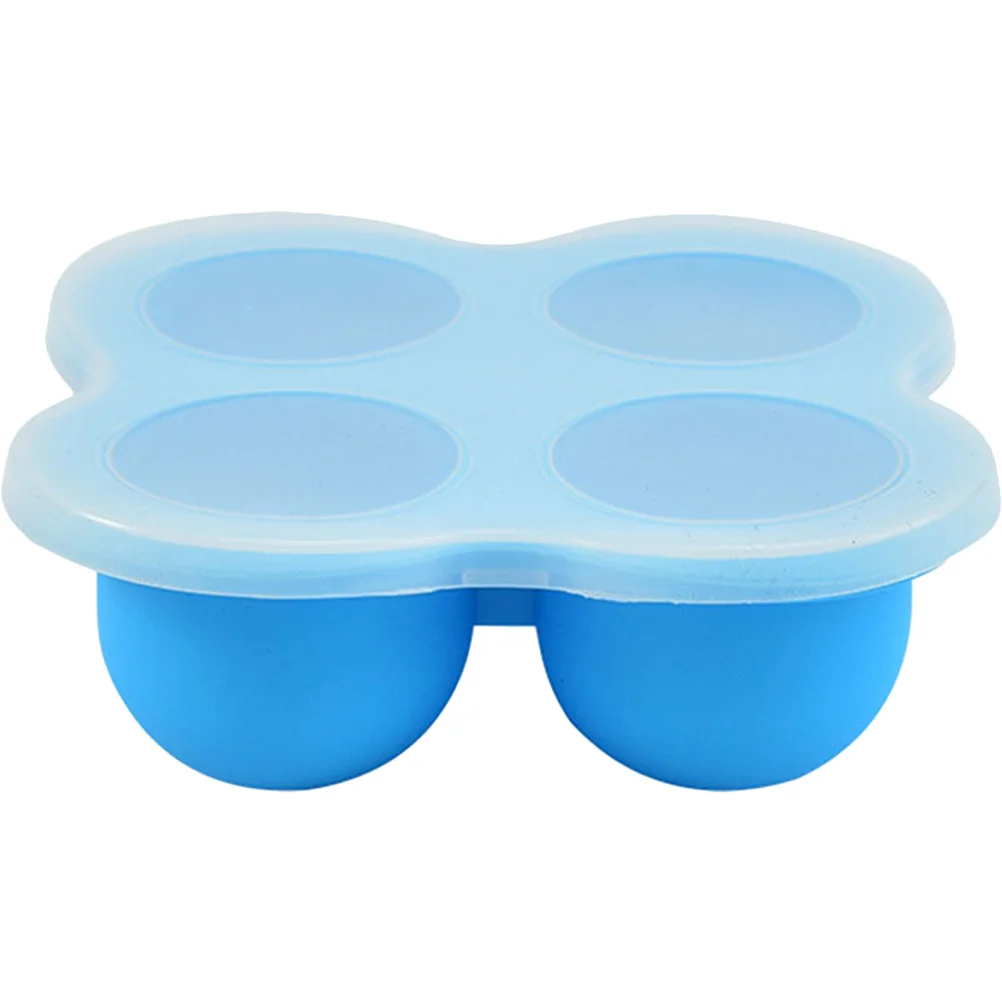 

Baby Food Box Container Storage Containers Silicone Tray Silica Gel Freezer Safe