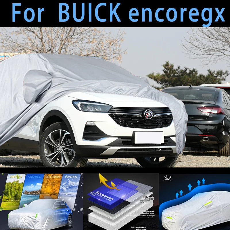 

For BUICK encoregx Outdoor Protection Full Car Covers Snow Cover Sunshade Waterproof Dustproof Exterior Car cover protection