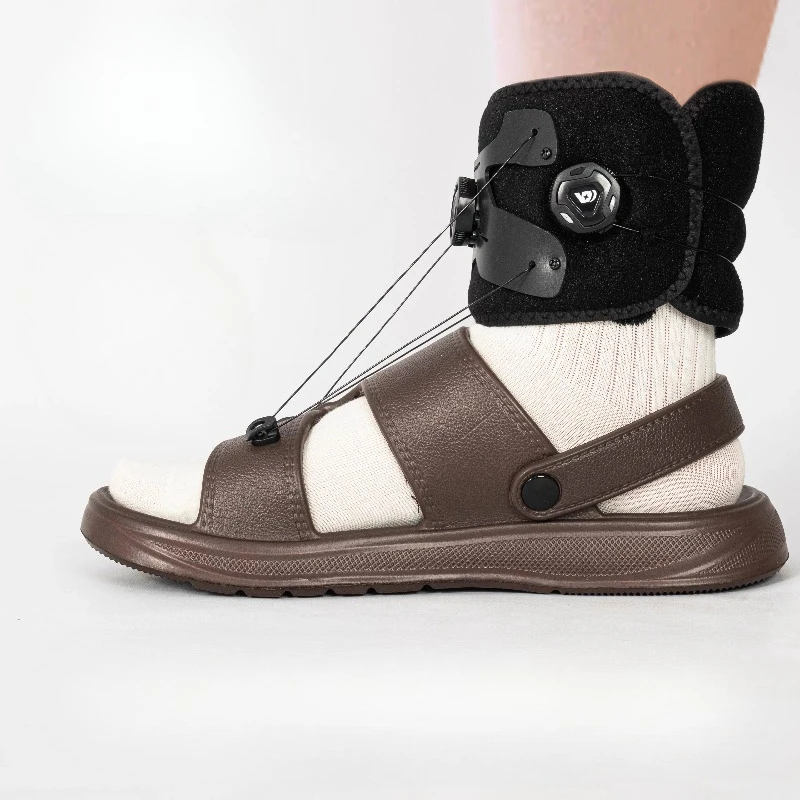 Foot Drop Varus Ectropu Orthosi Correction Stroke Hemiplegia Rehabilitation Equipment Shoe Ankle Support Traction Foot Corrector