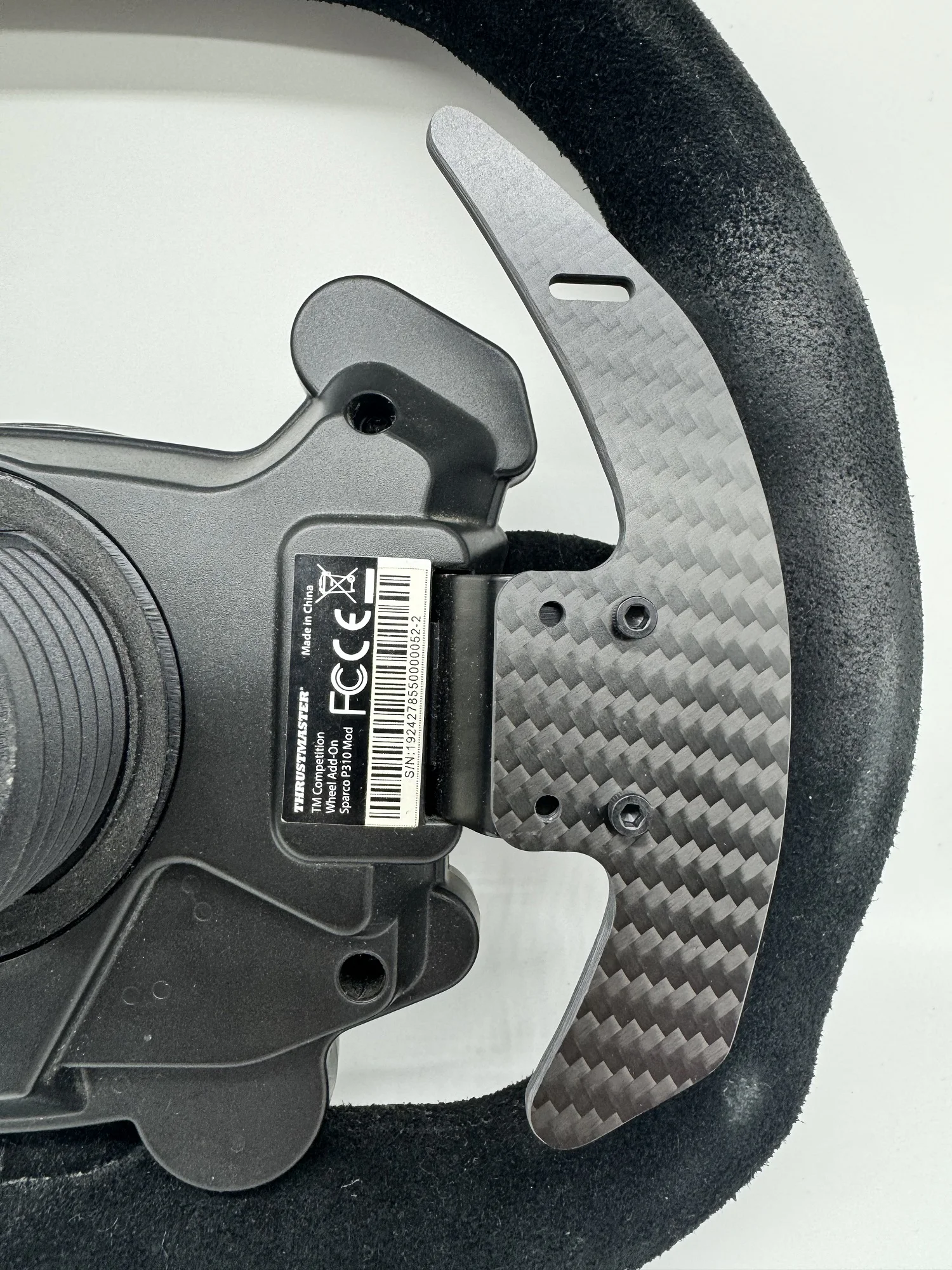 SIMPUSH  carbon fiber paddle shifter mod Modification Parts Accessories for thrustmaster P310 R383  ts-xw