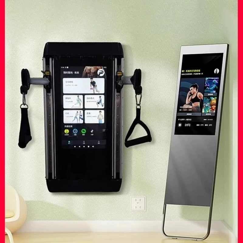 Fitness mirror Smart swing arm fitness mirror, sports dancing mirror Household, exercise equipment