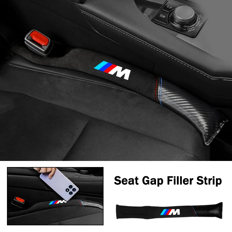 1Pcs Car Seat Gap Filling Plug Cushion Side Seam Leak Proof Strip For BMW M E46 E90 F30 E60 F11 F30 F20 G20 E39 G30 E92 E87 G01 - view 3