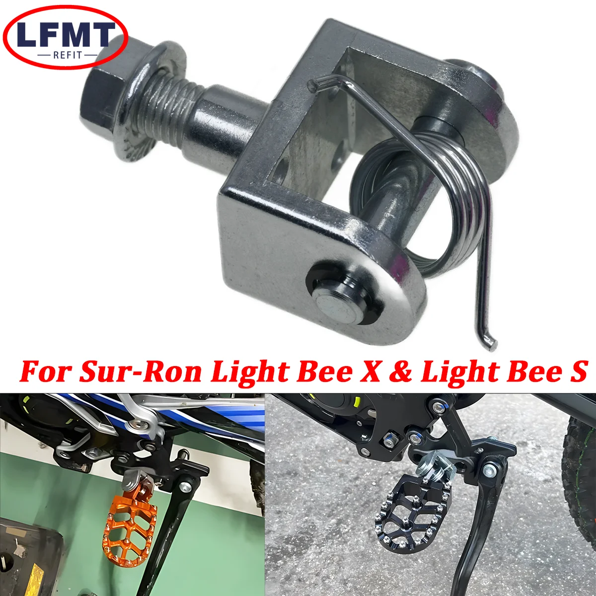

Electric Bike CNC Foot Pegs Rest Footpegs Foot Pegs Bracket For Sur-Ron Sur Ron Surron Light Bee X & S Electric Motocross Parts