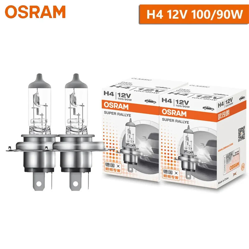 Osram 2 Stuks H1 H4 H3 H7 12V Auto Halogeen Koplamp Standaard Lampen 3200K Originele Lampen Auto Grootlicht Mistlampen, Paar