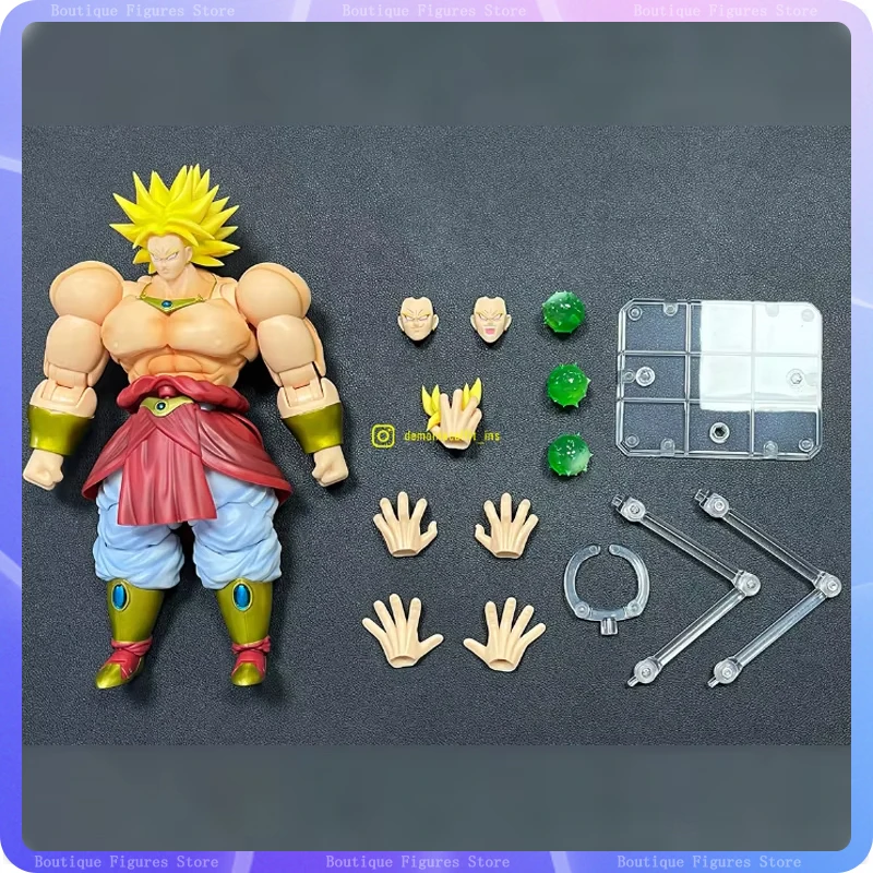 Demoniacal Fit Dragon Ball Magical Contract Super Saiyan Broly Legend Berserker Action Figure Collection Model Custom Toys Gifts