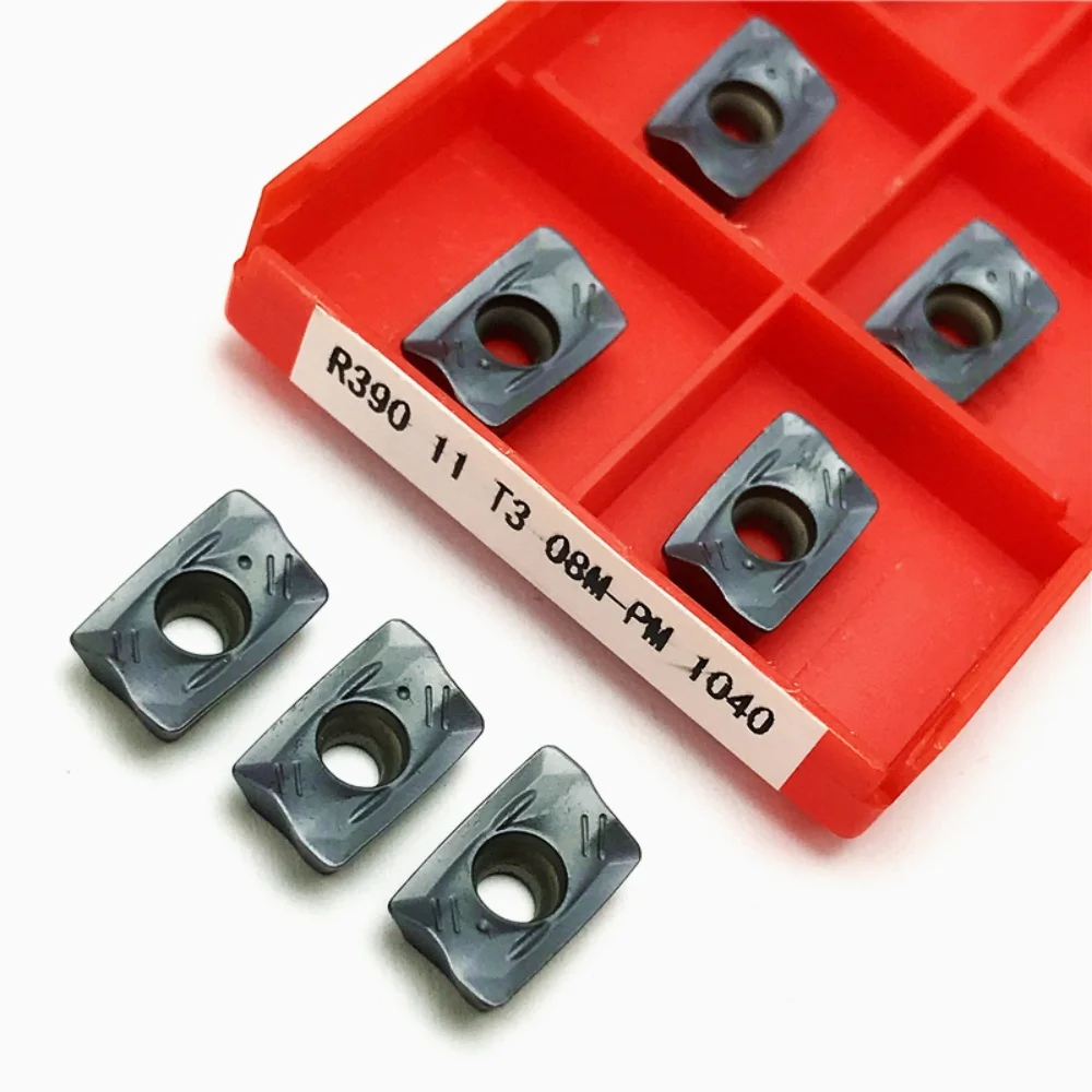 

Carbide Insert R390 11T308 PM 1010 1025 1030 1040 1130 4020 CNC Lathe Turning Tool for Metal Cutting Indexable Milling Insert