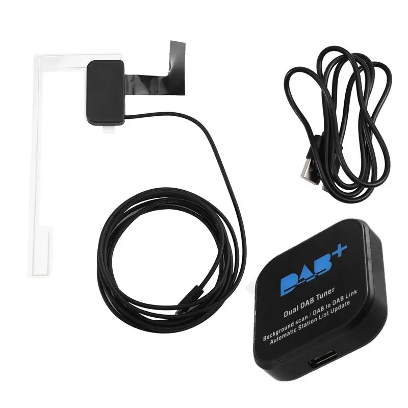 A98M Automatic Station List Updating DAB+ Antenna For European Android For Car Radio USB/Type-C Adapter Stereo Receiver