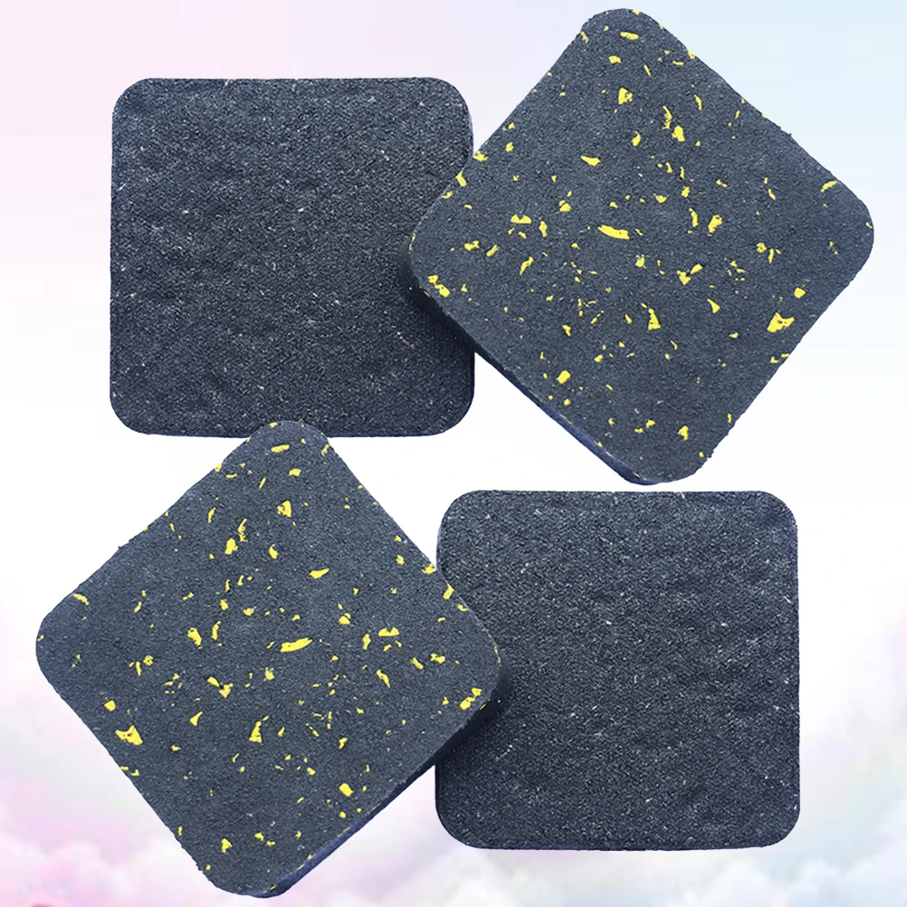 

4 pcs Treadmill Anti Vibration Pad Cushion For Fitness Equipment Electric Appliances niture Anti Vibration Mat Black Yellow