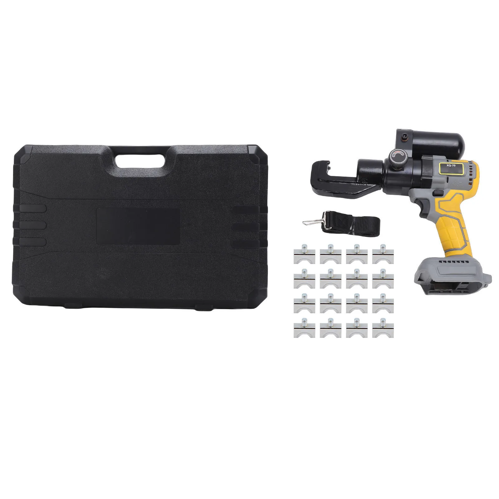 Electric Hydraulic Cable Lug Crimping Tool Non Slip 360° Rotatable Head 45KN Electric Hydraulic Cable Lug Crimper Pliers