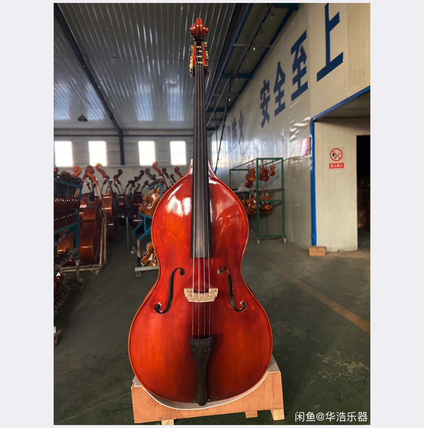 

100% handmade coneless bass 1/8 high-quality gourd shaped professional special shaped solid wood and all accessories