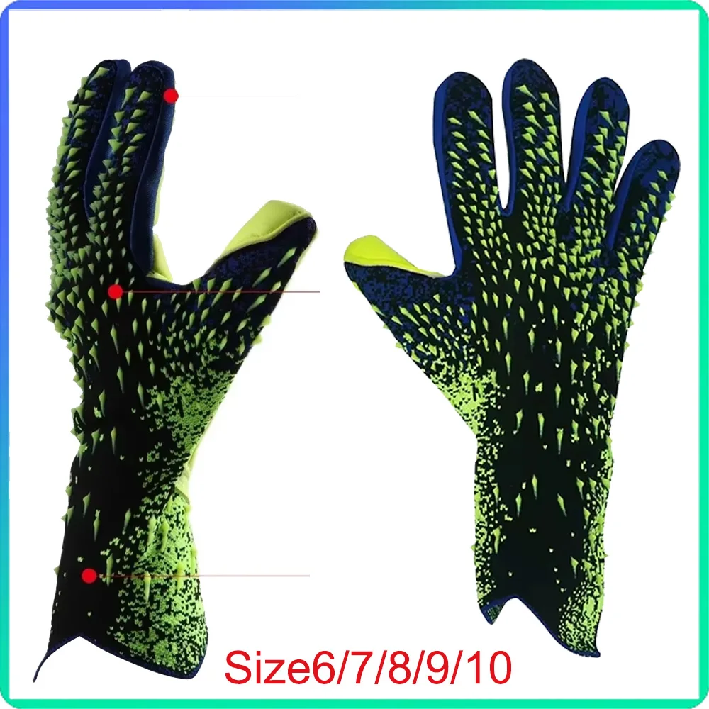 Soccer Goalie Gloves Adults Teenager Soccer Goalie Gloves Full Finger Football Goalkeeper Gloves Goalie Glove Sports Supplies