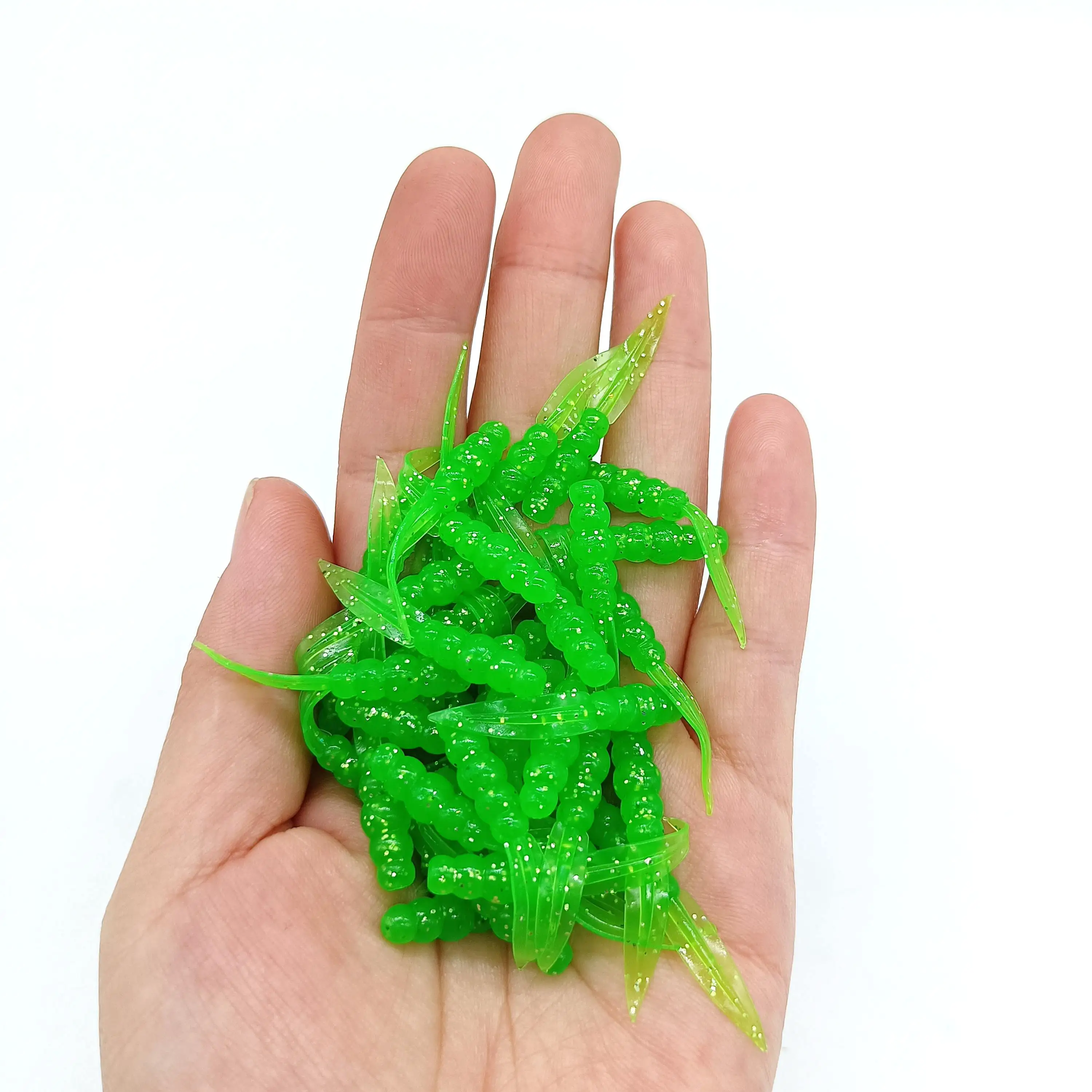 DUODUOYU 20PCS Neue Mini Weiche Angeln Locken 0,3g/35mm Silikon Köder Swimbait Wobbler Wurm bass Karpfen rockfishing Angelgerät – Detail 16