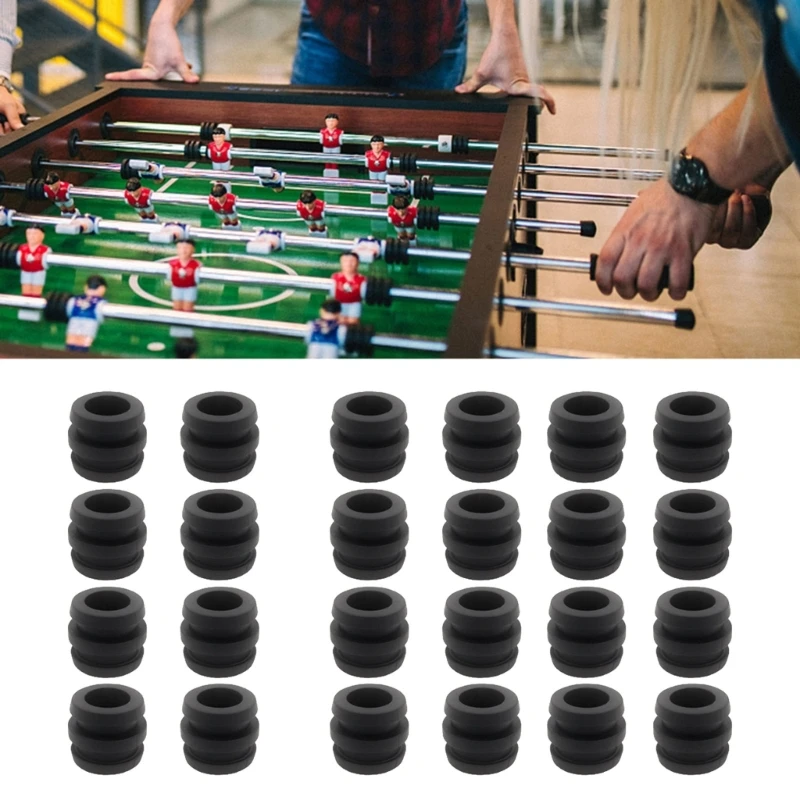 8/16pcs Foosballs Table Rod Bumper Small Washer Plastic Foosballs Bumper Football Table Rod Stopper Small Part 24BD