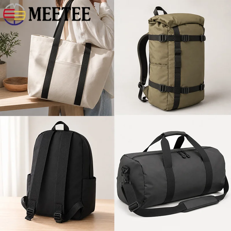 5M 20-100mm Polyester Nylon Webbing Tape Bag Strap Safety Belt Ribbon Band Pet Collar Bias Binding Tapes Sewing Accessories