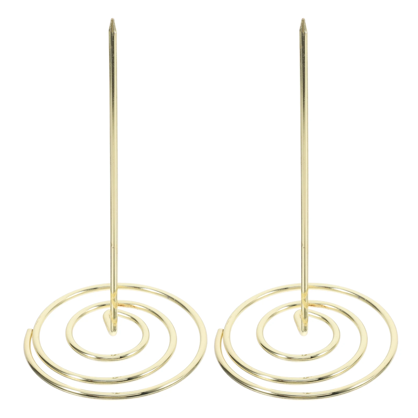 

2 Pcs Menu Restaurant Accessory for Summons Fork Bill Holder Invoice Receipt Needle Folder