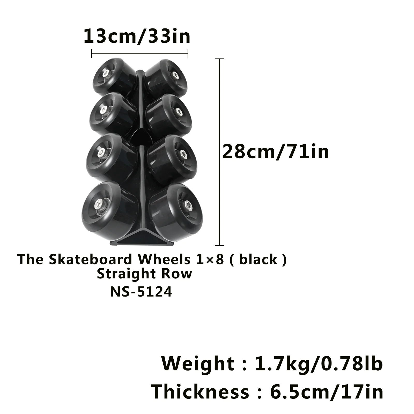 NSH Skateboard Wheels for Camera Dolly,Camera Tracks Slider Accessories