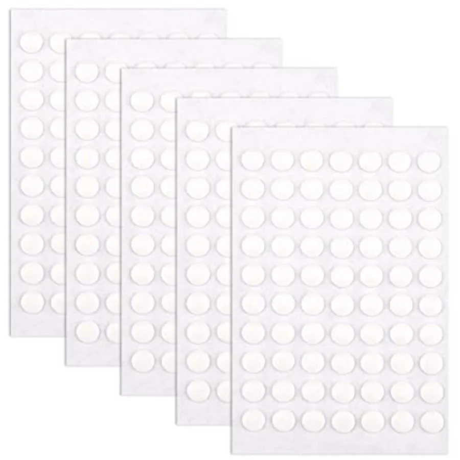 

350 PCS Double-Sided Adhesive Dots, Clear Removable Sticky Adhesive Putty, Glue Acrylic No Trace Sticky Putty Waterproof Dot St