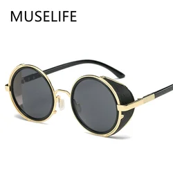 2025 Fashion Vintage Round SteamPunk Flip Up Sunglasses Classic Double Layer Clamshell Design Sun Glasses Oculos De Sol