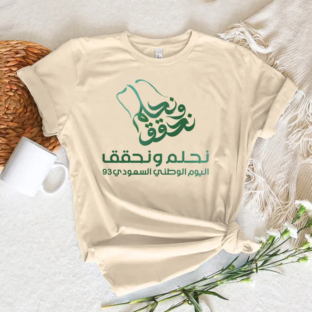 Kingdom of Saudi Arabia tshirt women patterned manga t-shirts girl Japanese graphic y2k clothing