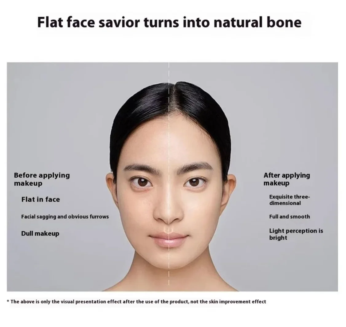 MaogePING sombra de luz moldar fosco iluminando tridimensional natural e de longa duração cosméticos de maquiagem facial