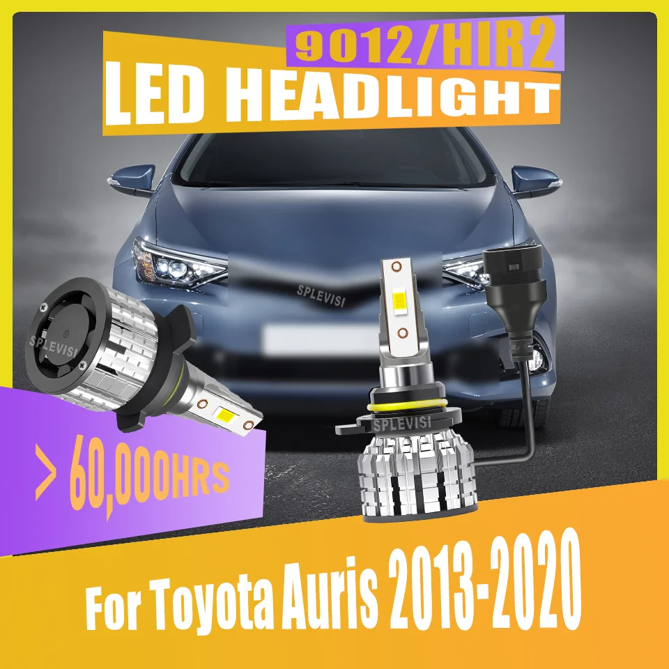 

Auto HIR2 LED Headlight Headlamp Bulbs 24000LM 5 Cooling Fans For Toyota Auris 2013-2020 2013 2014 2015 2016 2017 2018 2019 2020