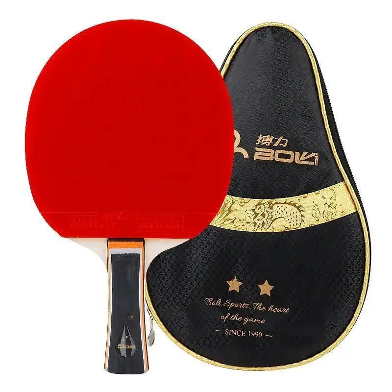 1Pcs Ping Pong Paddle for Beginners Students Training Table Tennis Racket with Carrying Case 7-Ply Ping Pong Bat Rackets