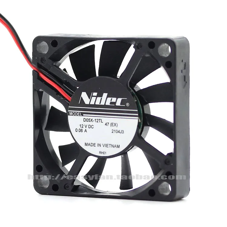 

NEW NIDEC D05X-12TL 5010 5CM silence 12V 0.06A cooling fan