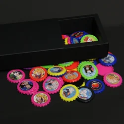 New Lote De T kama Chaps Dragon Ball Z GT Chipicao Album Complete Collection Plastic 75Pcs Pogs Cards Childhood Memories Gifts