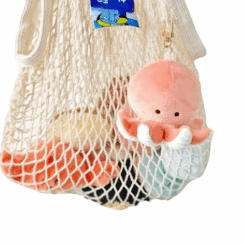 Chaveiro de animal oceano macio lagosta kawaii fofo polvo chaveiro simulação coleção desenho animado pingente de pelúcia decoração de casa