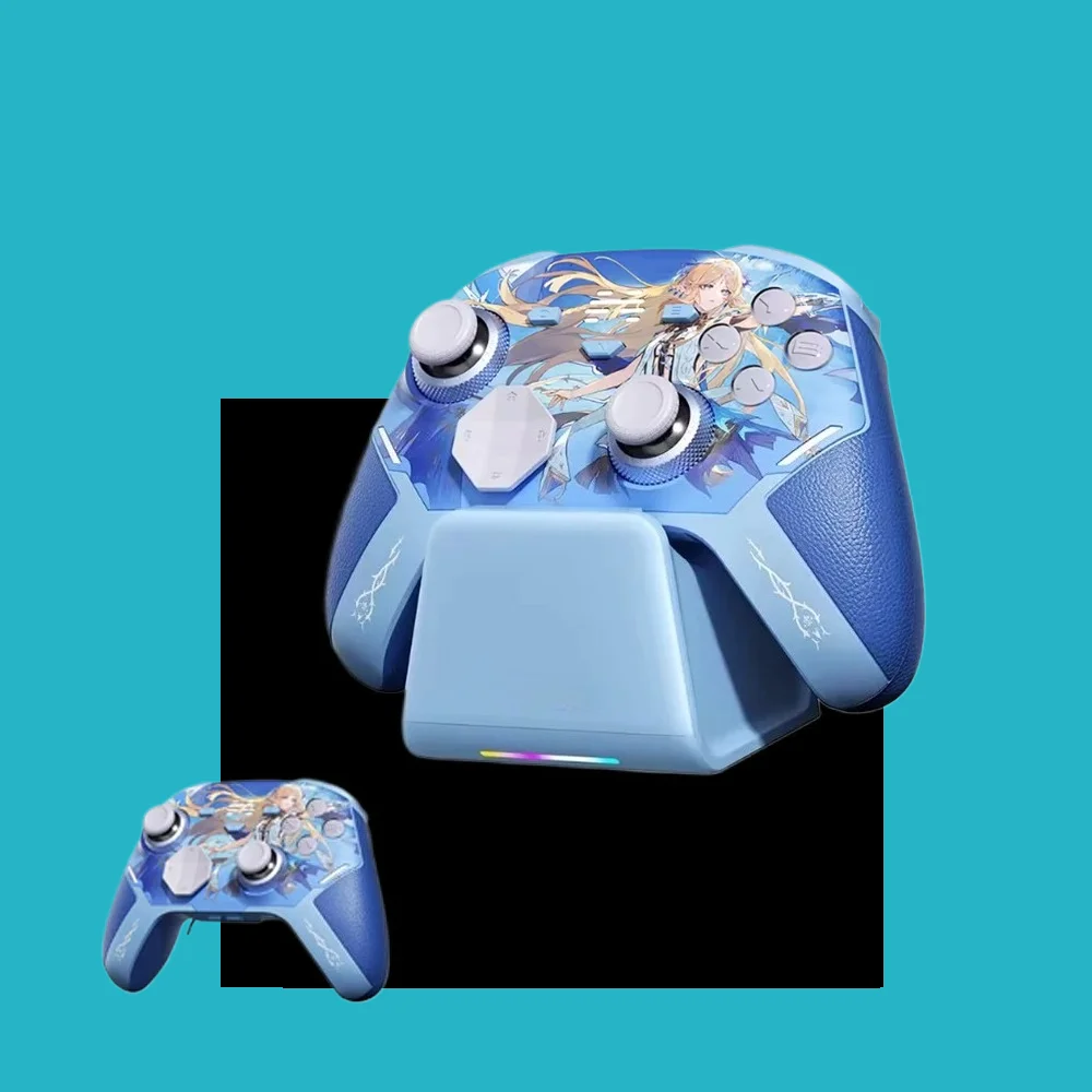 

Игровой контроллер Wuthering Waves Cartethyia Phrolova, беспроводной Bluetooth-джойстик TMR, геймпад для компьютера, ПК, Steam, Switch 2