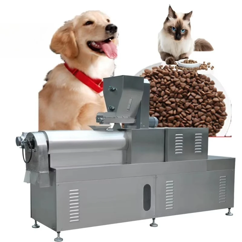 Full Production Line pedigree Cat Dog Food Making Processing Machine Pet Dog Cat Food Extruder Machine