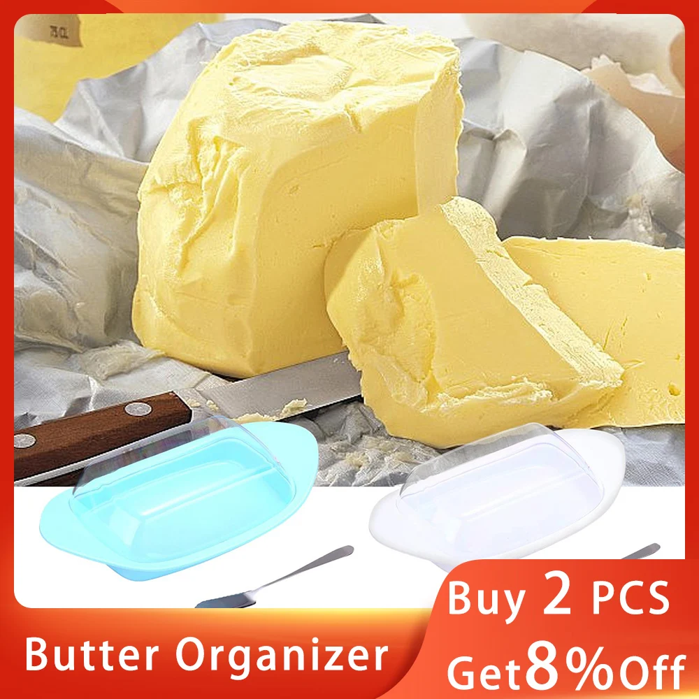 Butter Dish Box With Lid And Butter Holder Container For Counter Top Large Butter Keeper Kitchen Tools