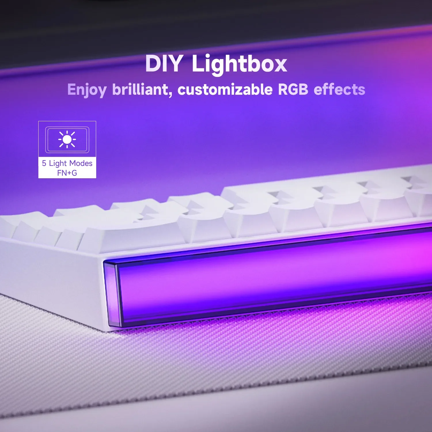 

Veekos Shin60 Клавиатура для киберспорта с магнитной осью Bluetooth/2,4g Беспроводное/проводное соединение 8K с атмосферным световым коробом RGB Light