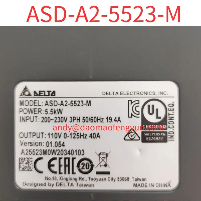 Second-hand original Servo driver ASD-A2-5523-M