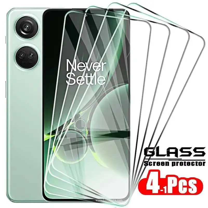 

4-1Pcs For Oneplus 3 Tempered 1+ Nord3 Protective Glass Full Cover Screen Protectors Nord 5G 2T 2 Lite T
