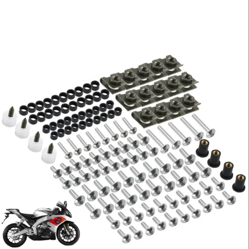 177PCS M5 M6 Screws Motorcycle Bolts Screws Fair Bolt for YAMAHA YZF R1 R15 R25 R3 R6 R125 R15 R25 MT03 MT07 MT10 Suzuki GSXR
