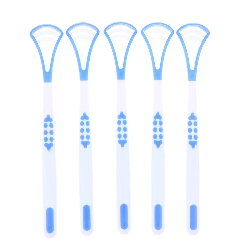 

Набор из 5/10 силиконовых Y-образных скребков для языка (щеток для ухода за полостью рта) – пищевой силикон, для свежего дыхания, в индивидуальной упаковке