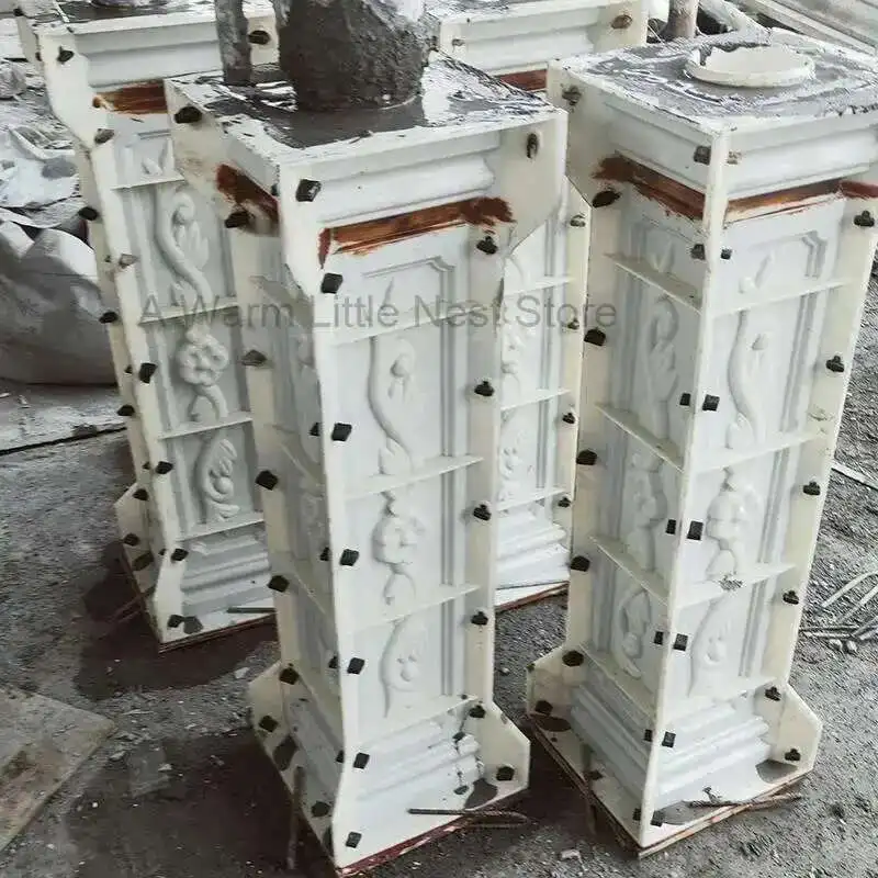 Balcony Spacer Column Roman Column Railing Guardrail Mold Square Column Plastic Cement Square Pier 78 High/88 High/97 High Small