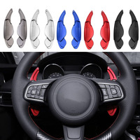 Aluminum Steering Wheel Paddle Shifter Extension Cover Trim Shift  for Jaguar F-Pace E-Pace XE XF XJ for Land Rover Evoque Etc