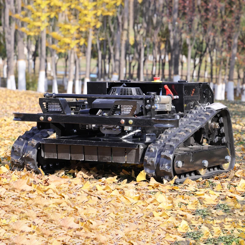 Customized Lawn Mower Spot Tracked Robot Machine for Roadside and Ditch Maintenance