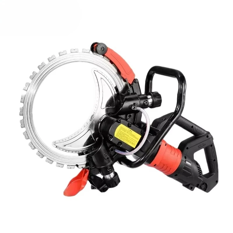 High frequency dust-free ring saw handheld electric concrete cutting machine wall slotting door and window opening